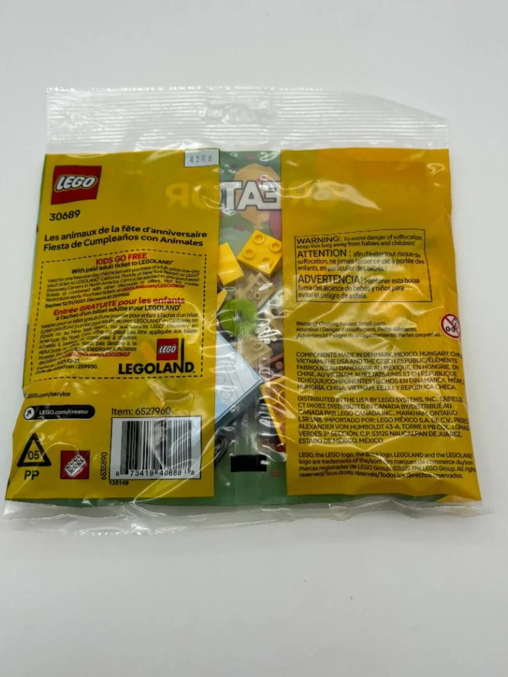 LEGO Creator BIRTHDAY PARTY ANIMALS Building Toy 30689 NEW
